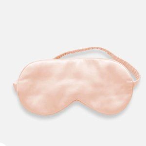 Brooklinen Silk Sleep Mask in Peach Blush